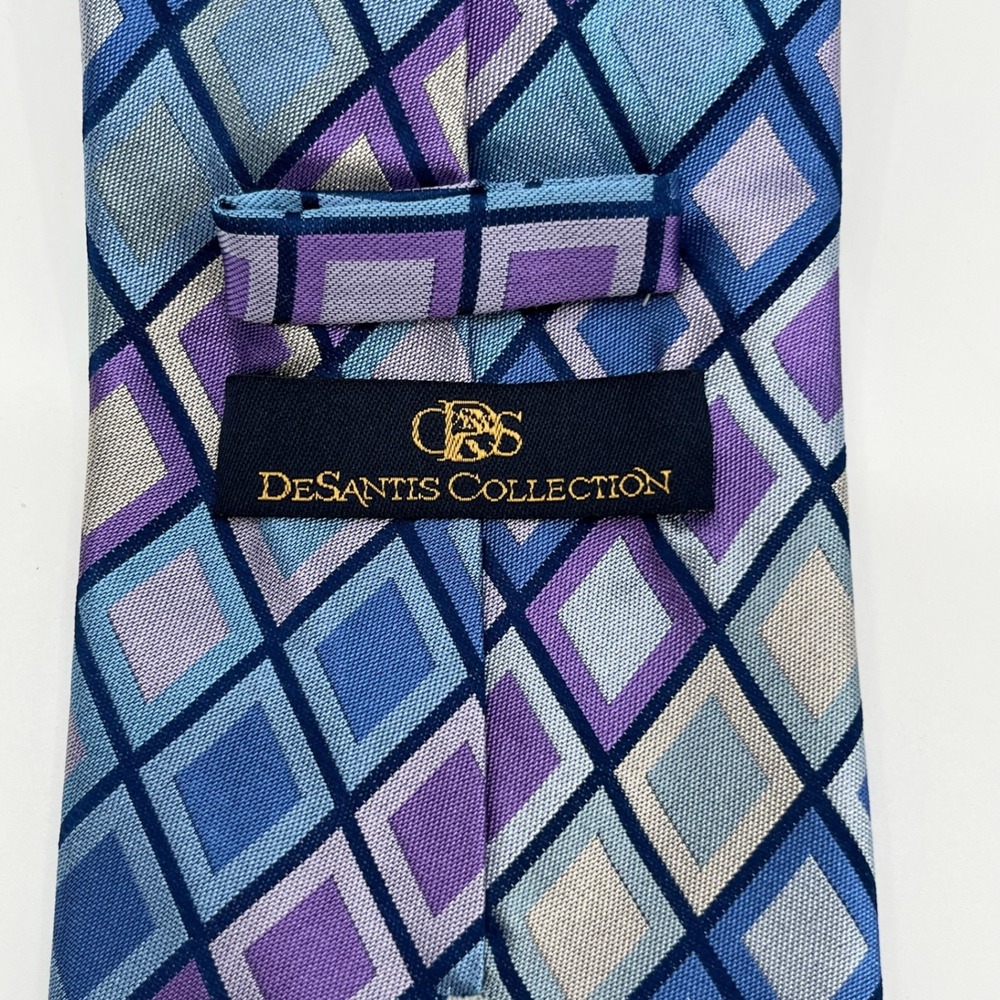 The DeSantis Collection Necktie Mens LOT of 4 Silk Ties Abstract Made in Italy - Picture 10 of 16